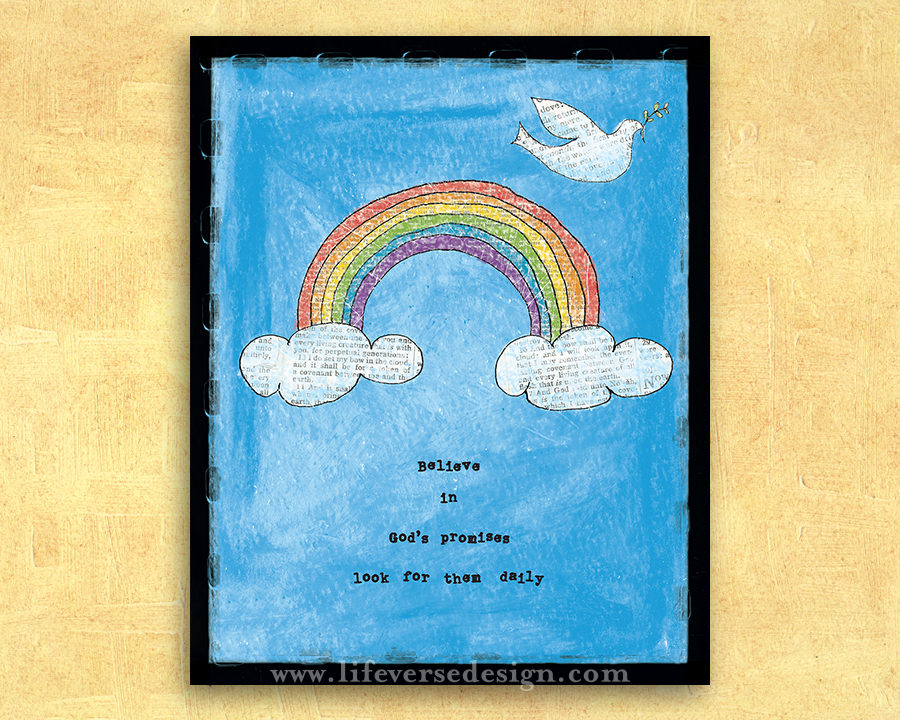 BELIEVE GOD'S PROMISES {Collage}