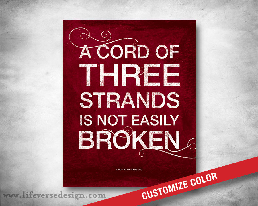 Ecclesiastes 4 — A CORD OF THREE