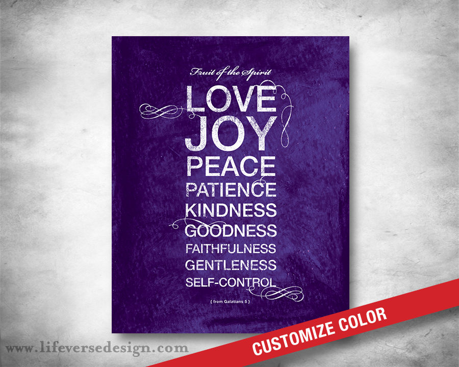 Galatians 5 — FRUIT OF THE SPIRIT {Words}