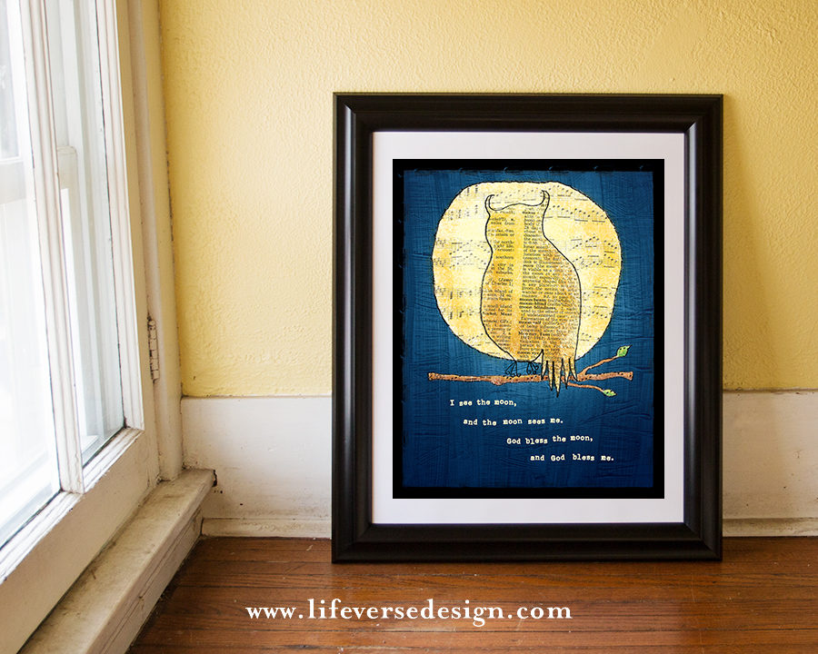 I SEE THE MOON {Collage} - Image 3