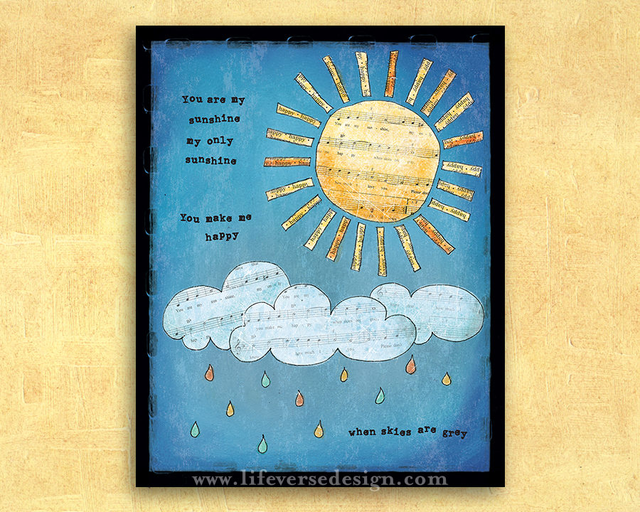 YOU ARE MY SUNSHINE {Collage}
