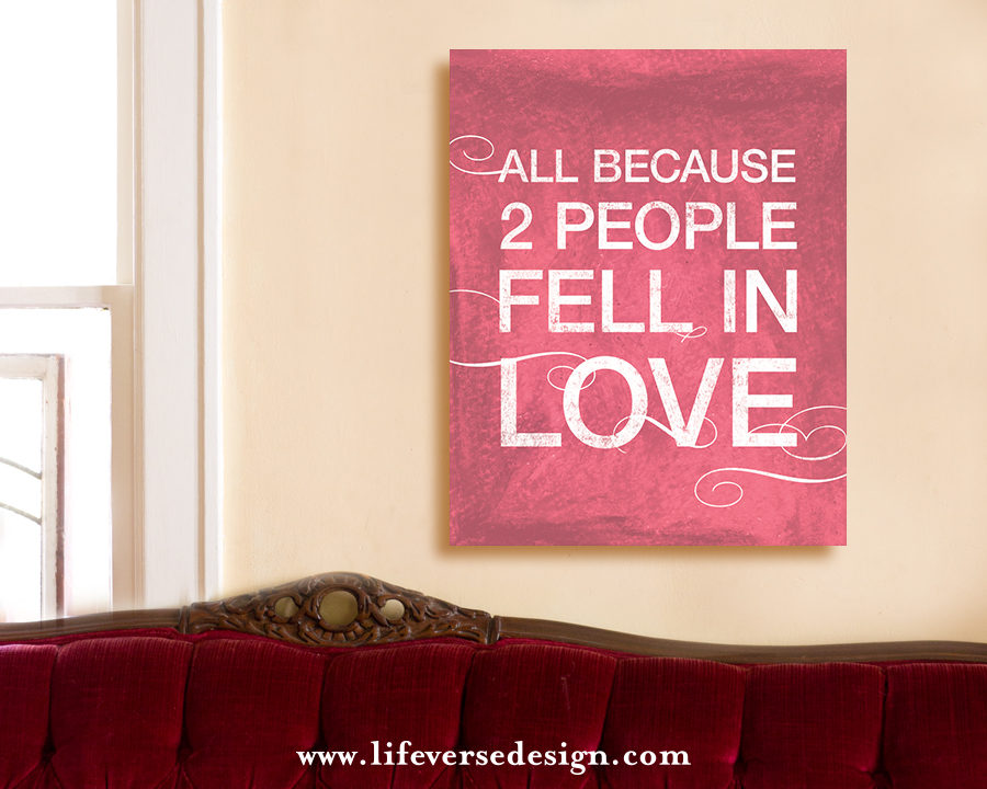2 PEOPLE FELL IN LOVE {Words} - Image 3