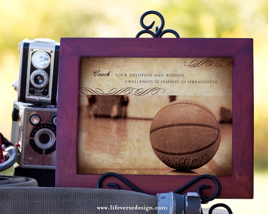 Basketball Coach Gift, Team Thank You Gift | Life Verse Design | Basketball  Coach Artwork, Basketball Coach Motivation, Basketball Quote
