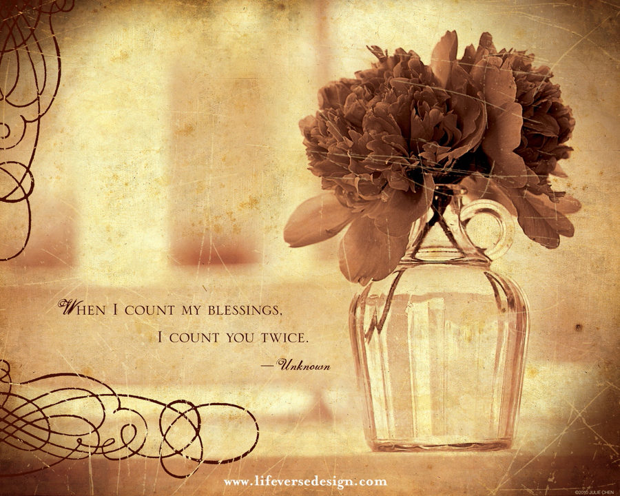 BLESSINGS TWICE {Vintage}