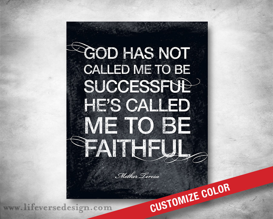CALLED TO BE FAITHFUL