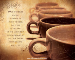 Colossians 3 — DO ALL FOR JESUS