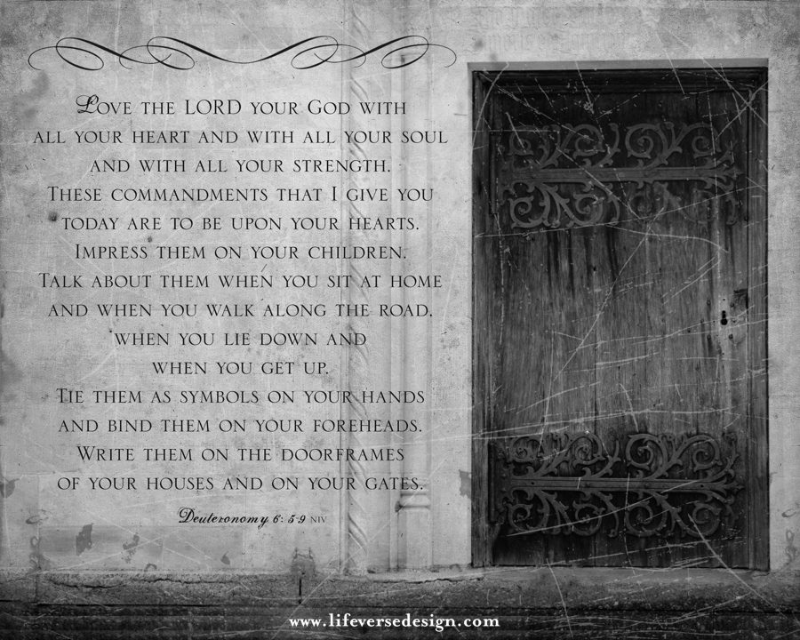 Deuteronomy 6 — LOVE THE LORD {Vintage} - Image 2