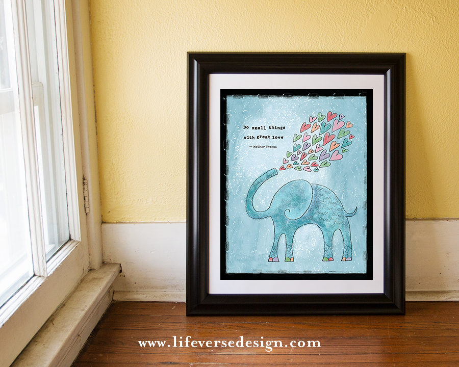 DO SMALL THINGS WITH GREAT LOVE {Collage} - Image 3