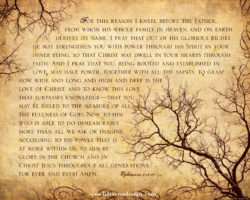 Ephesians 3 — KNOW LOVE {Vintage}