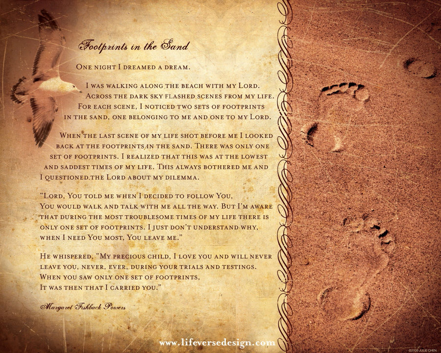 FOOTPRINTS POEM