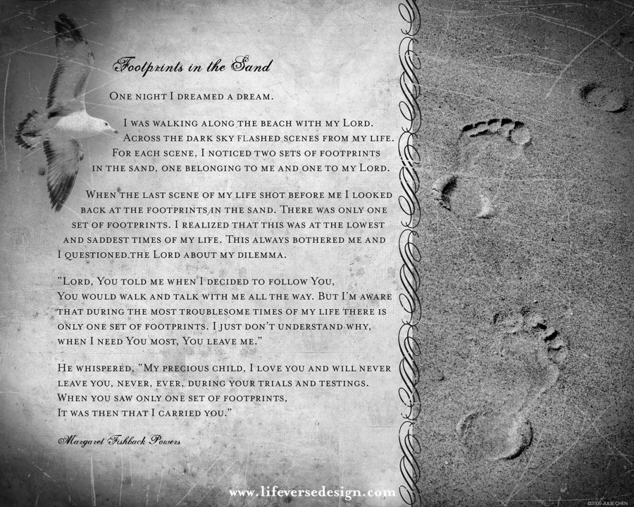 FOOTPRINTS POEM - Image 2