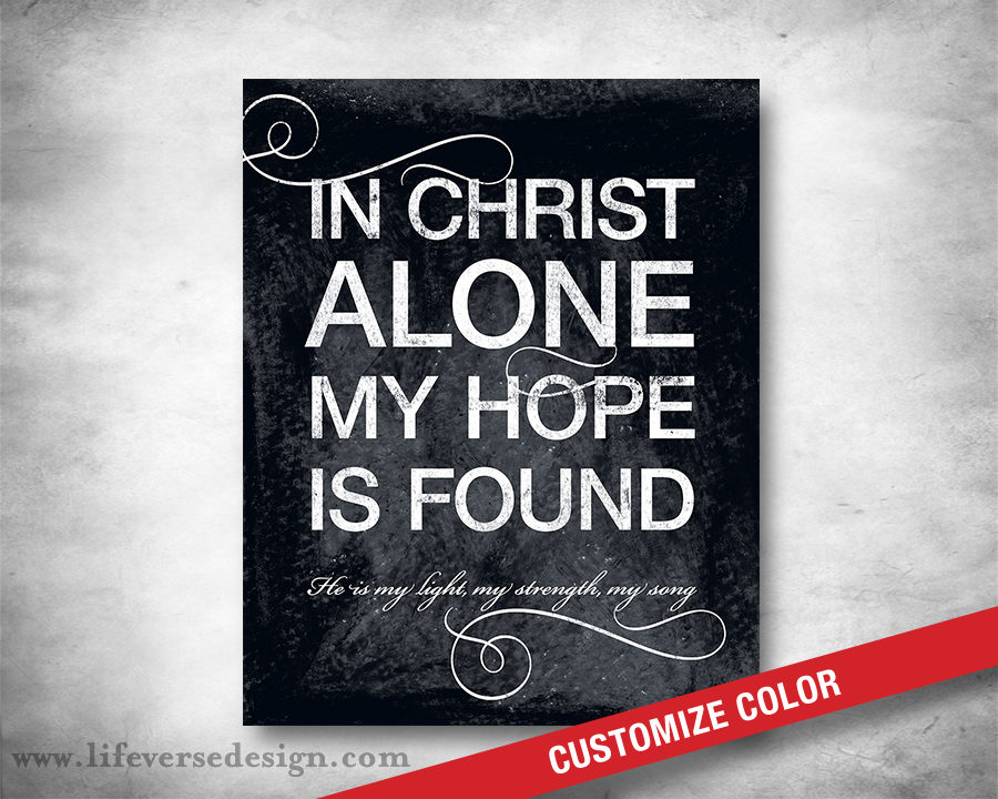 IN CHRIST ALONE