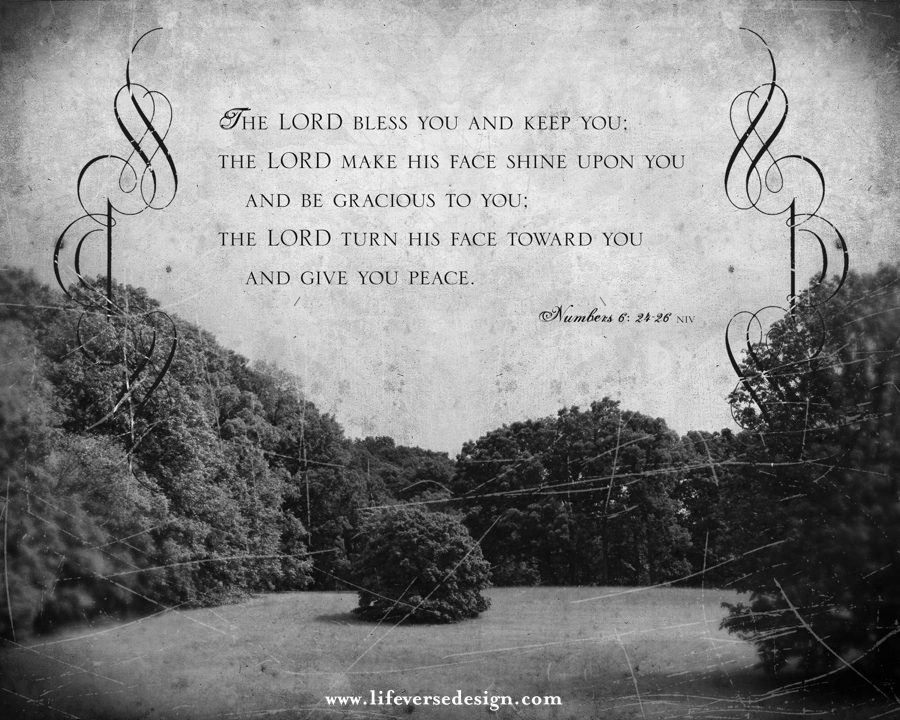 Numbers 6 — THE LORD BLESS YOU {Vintage} - Image 2