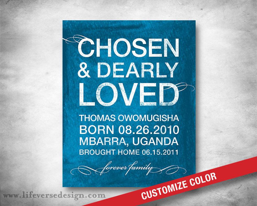 PERSONALIZED ADOPTION ART