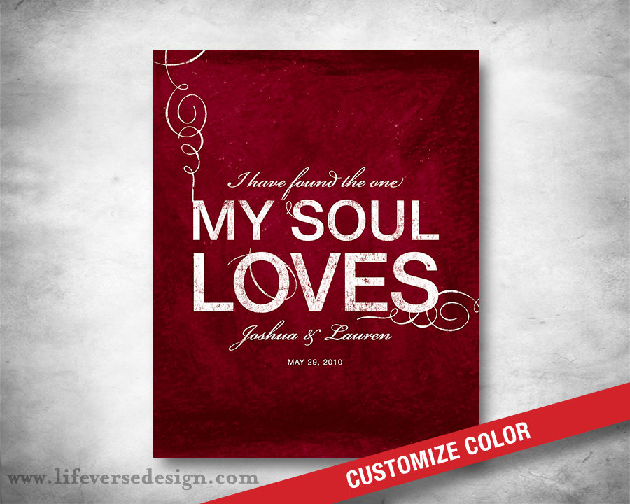 PERSONALIZED MY SOUL LOVES