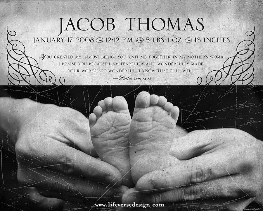 PERSONALIZED PSALM 139 — Wonderfully Made - Image 2