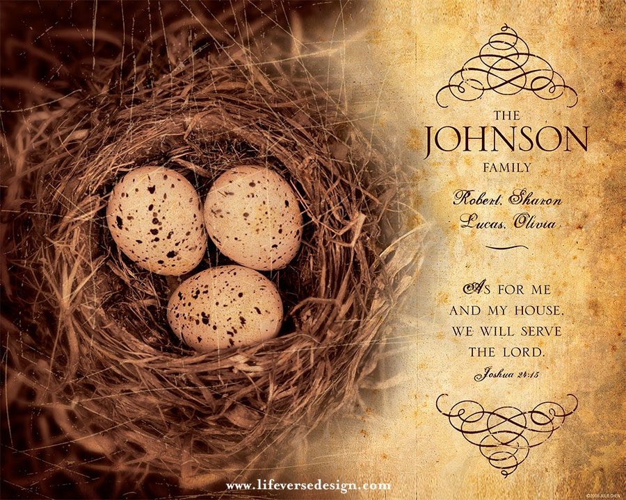 PERSONALIZED JOSHUA 24 — My House