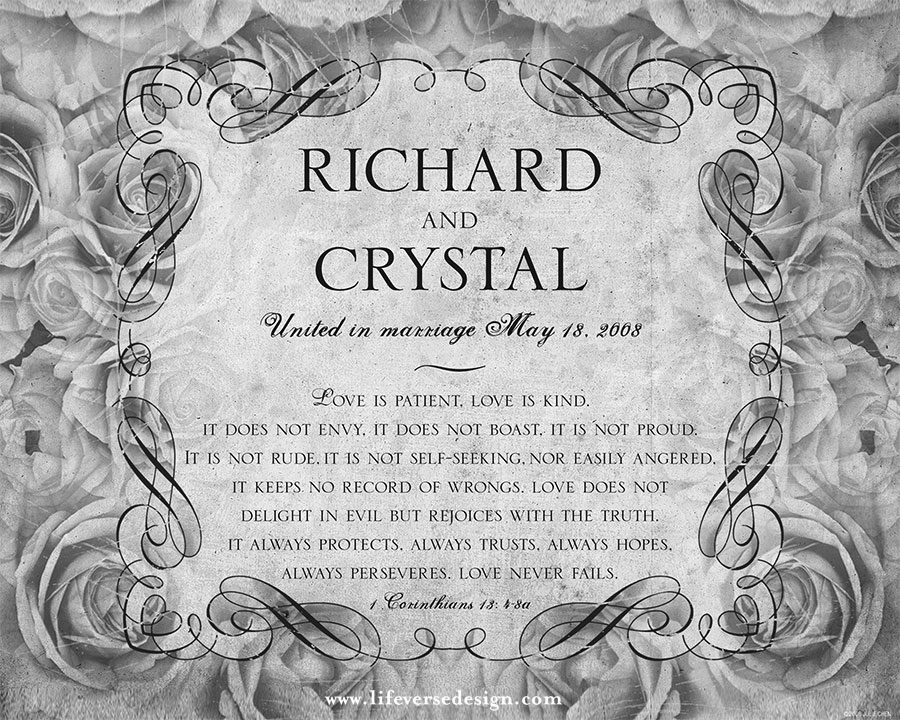 PERSONALIZED 1 CORINTHIANS 13 — Love - Image 2