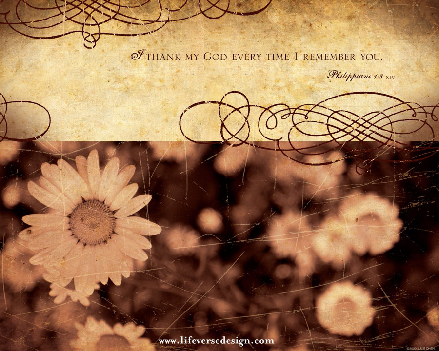 Philippians 1 — THANK GOD FOR YOU