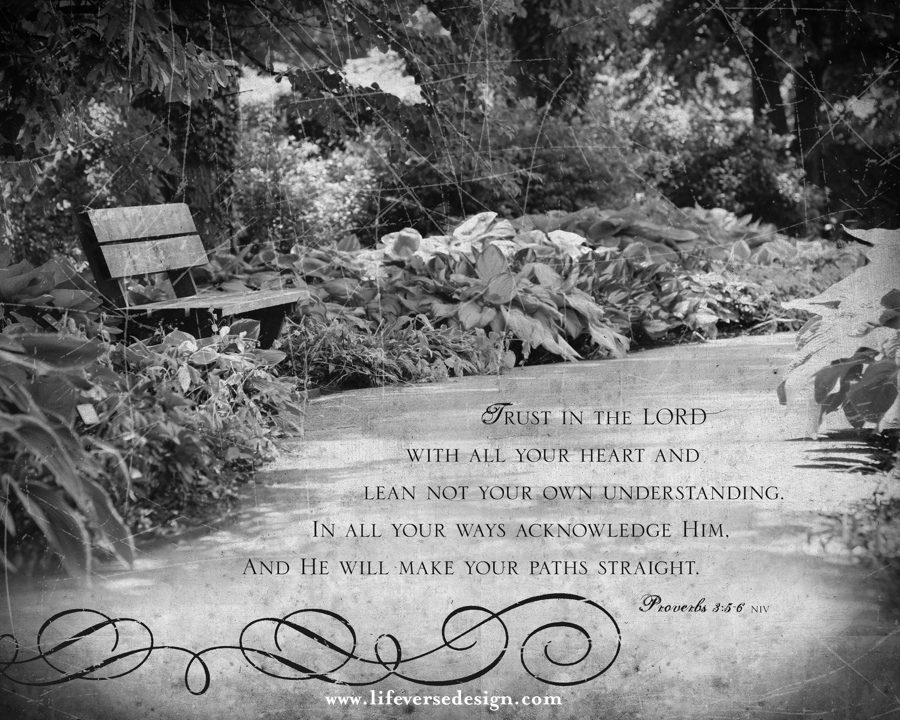 Proverbs 03 — TRUST IN THE LORD {Vintage} - Image 2