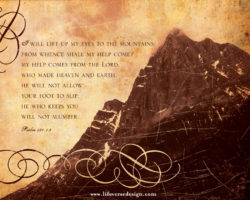 Psalm 121 — I LIFT MY EYES