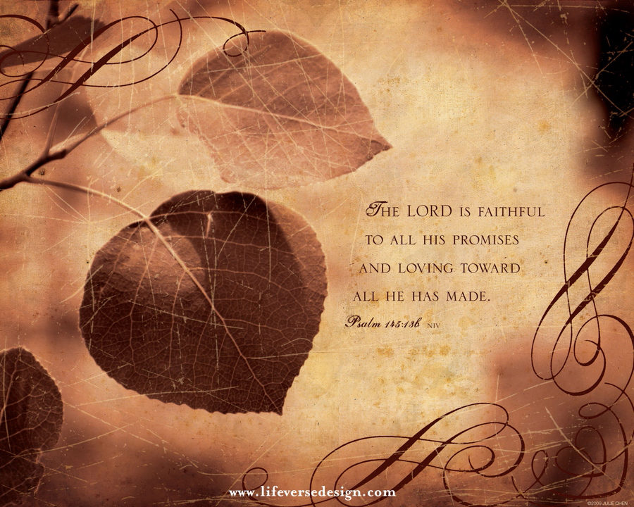 Psalm 145 — FAITHFUL AND LOVING {Vintage}