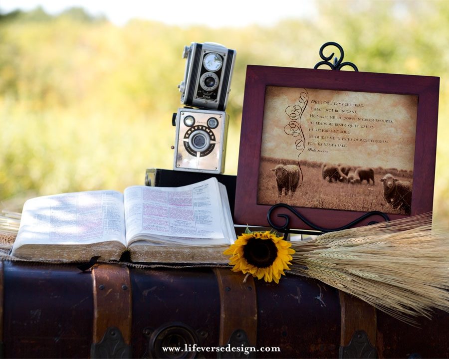 Psalm 023 — THE LORD IS MY SHEPHERD {Vintage} - Image 3