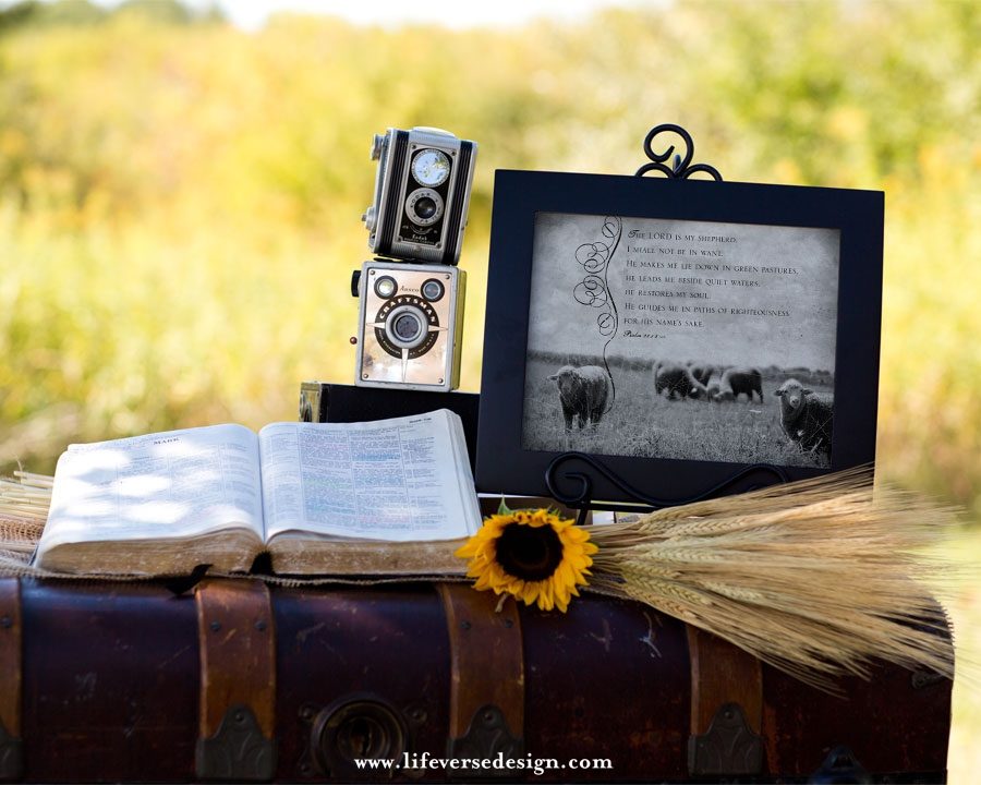 Psalm 023 — THE LORD IS MY SHEPHERD {Vintage} - Image 4