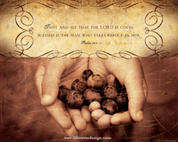 Psalm 034 — TASTE AND SEE {Vintage}