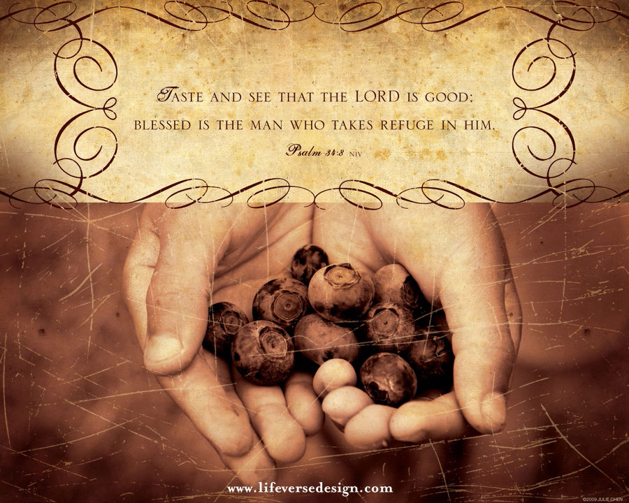 Psalm 034 — TASTE AND SEE {Vintage}