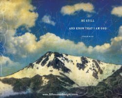 Psalm 046 — BE STILL {Color}