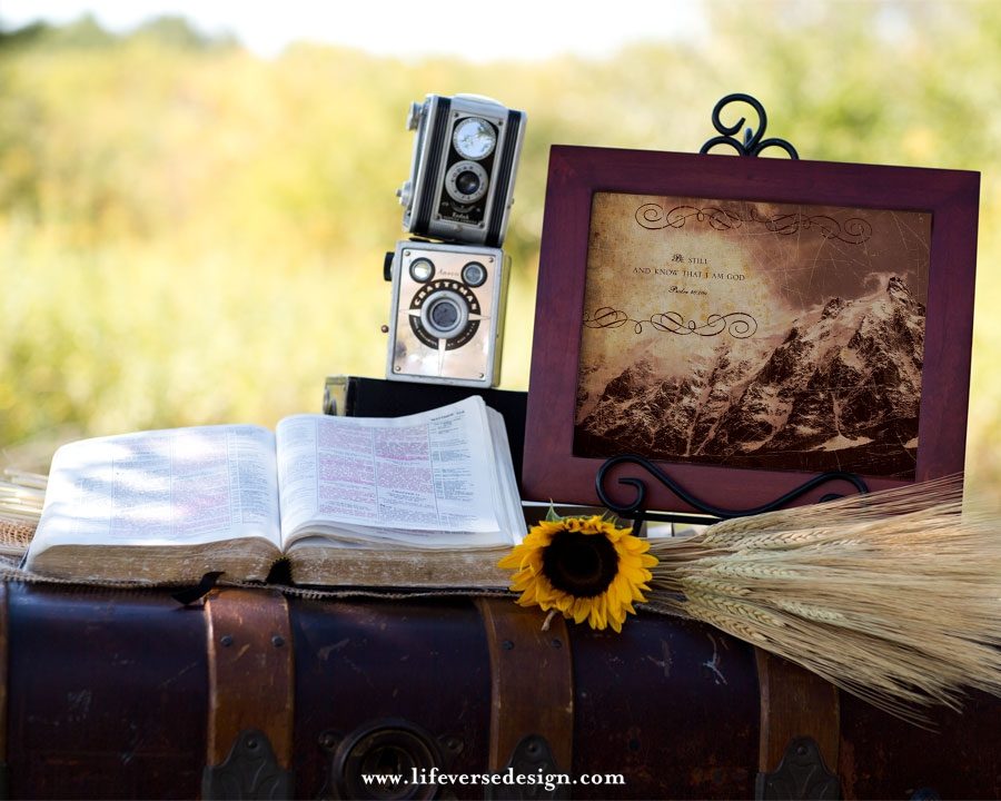 Psalm 046 — BE STILL {Vintage} - Image 3