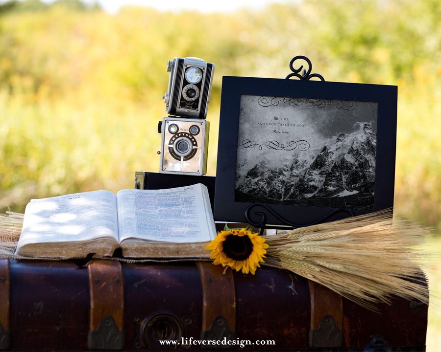 Psalm 046 — BE STILL {Vintage} - Image 4