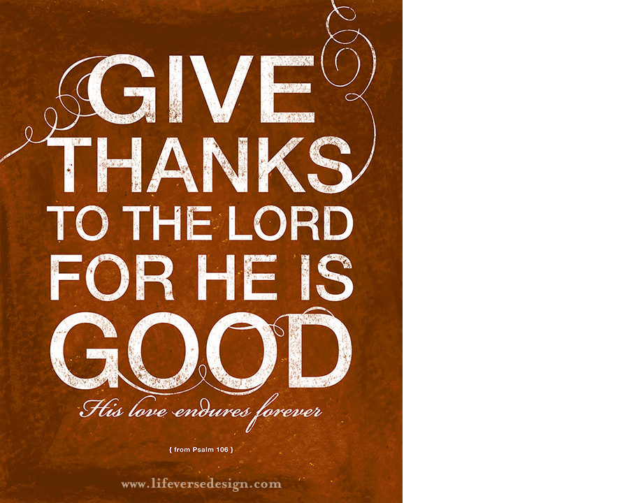 Psalm 106 — GIVE THANKS {Words} - Image 2