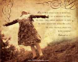 Zephaniah 3 — REJOICE OVER YOU {Vintage}