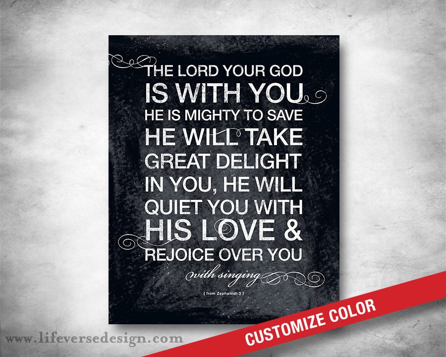 Zephaniah 3 — REJOICE OVER YOU {Words}